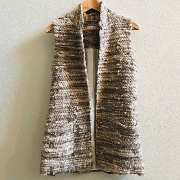 DREW Jackets & Blazers - DREW textured sleeveless blazer vest jacket XS